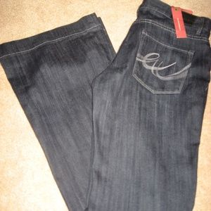 Womens NWT EXPRESS Eva Stretch Flare Jeans 8 Long